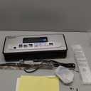 Food Vacuum Sealer Machine 10-In-1 with Bag Storage (Up to 20FT) and Cutter, INKBIRD Food Sealer Vacuum Sealer for Food with Moist/Dry/Canister 5 Food Modes, Starter Kits Bags x 5 and Bag Roll x 1, 85KPa (Silver)