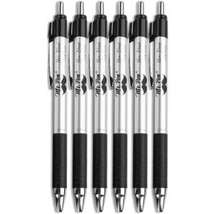 Mr. Pen No Bleed Pens, Bible Pens, Fine Tip, Black, Pack of 6