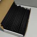 Mead CombBind Binding Spines/Spirals/Coils/Combs, 3/8", 55 Sheet Capacity, Black, 125 Pack (4000132)