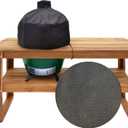 26 Kamado Dome Grill Cover for Medium Big Green Egg in Built-in or Island, Big Green Egg Accessories Waterproof Outdoor Grill Cover