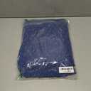 Women's Plus Size Fall Dress Long Sleeve V Neck Smocked Swiss Dot Flowy High Waisted A Line Ruffle Midi Dress (Blue)