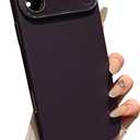Caseative Solid Color Full Camera Lens Protection Compatible with iPhone Case (Purple,iPhone 17 Pro)