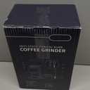 KIDISLE Conical Burr Coffee Grinder, Electric Coffee Bean Grinder for Precise Grinding, 35 Settings, 212 Cup Selector, Anti-Static Design for Home Use, Black