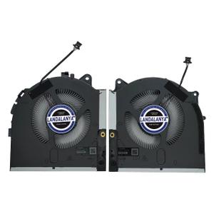 Replacement New CPU and GPU Cooling Fan for Dell Alienware M17 R5 2022 Laptop MG75091V1-C080-S9A MG75091V1-C090-S9A DC12V Fan
