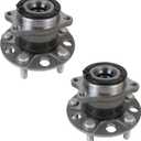PAROD Pair 512333 Rear Wheel Bearing & Hub Assembly Compatible with 2007-2017 Jeep Compass, 2007-2017 Patriot, 2007-2008 Dodge Caliber 4WD/AWD