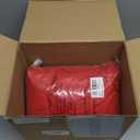 VOK Red Wedding Arch Draping Fabric Chiffon Fabric, 29in x 18Ft 2 Panels Sheer Chiffon Outdoor Curtain for Wedding Ceremony Birthday Party Decoration (Red,2 Panel)