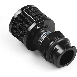 Dyno Racing Aluminum Billet Valve Cover Adapter Oil Cap Breather Fitting AN10 & Filter Accessory Compatible With LX LSX LS1 LS2 LS3 LS6 LS7