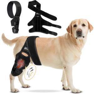Dog Knee Brace for Torn ACL Hind Leg - Adjustable Dog Back Leg Support - Knee Brace for Dogs for Joint Pain Relief, Arthritis & Injury Recovery - Comfortable & Vet-Recommended (Small)