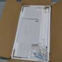 TUTOTAK Small Side Table, Narrow End Table, Skinny Sofa Table, Slim Nightstand, Couch Table, Living Room, Bed Room, White TB01BW062 (2-Tier7.9"D x 15.8"W x 22.5"H)