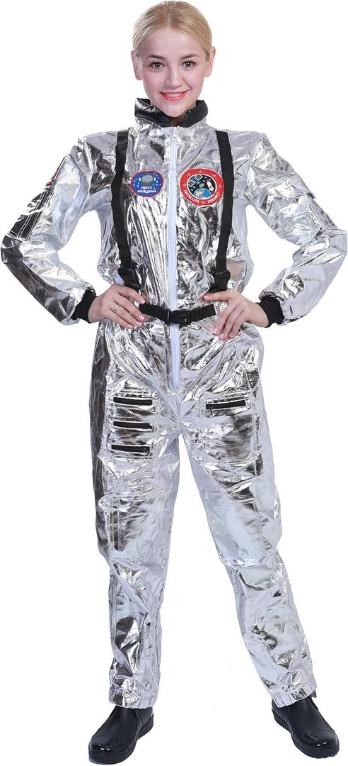 EraSpooky Women Astronaut Spaceman Costume (One Size)