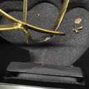 Anniversary Wedding Gifts for Couple - Two Hearts and Cross Iron Sculpture, 1st to 50th for Her and Him,Decorative Hearts Statue Includes Present Box and Poem Card