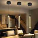 Modern Pendant Lights Kitchen Island Black Crystal Mini Pendant Light with Dimmable LED 2700K-6000K,Bubble Crystal Chandelier Dining Room and Bar - 1 Pack