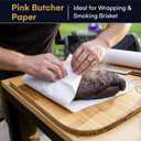 Lock Cowboy Butchers Paper Roll - 36x1200 Inches - Versatile Food Wrapping, Smoking, and Craft Paper - Ultra Durable - Moisture-Resistant - Ideal for BBQ, Deli and Art Projects - White, 3x100 ft