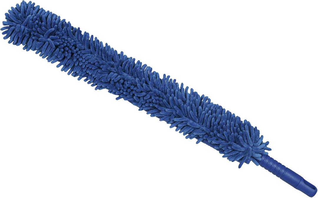CleanAide Handheld Reusable Microfiber Flex Duster  Bendable, Lightweight, Dust Cleaner for Blinds, Shutters, Radiators, Electronics, Glass, Hard-to-Reach Areas  Machine Washable, 20, Blue