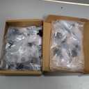 Amazon Basics Straight Top Ring Cabinet Knob, 1.25-inch Diameter, Oil Rubbed Bronze, 25-Pack