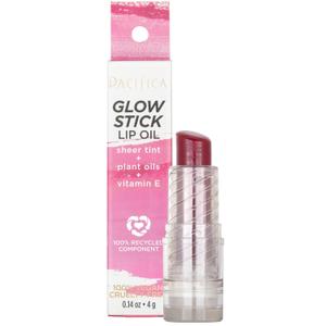 Pacifica Tiniter Lip Balm Oil  Crimson Crush Sheer Red Tint Hydrating Lip Balm Oil with Vitamin E, Moisturizing Glossy Shine, Vegan & Cruelty-Free