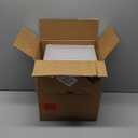 IRIS USA 4 Qt. Craft Storage Bins with Lids, 6-Pack, |Made in USA|, Clip Box, Small Plastic Sensory Bin Tote Organizer Containers for Art Supplies, Paper, & Office, Stackable - Clear/Seafoam Blue