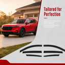 Rain Guards Window Visors 6Pcs Chrome for Honda CR-V 2023-2026