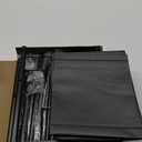 Shoe Rack Organizer 4 Tier Metal Organizer Shelf with Industrial MDF Board and Layer Fabric for Entryway Closet Bedroom Living Room Garage,Black & Rustic Brown (Black+Rustic Brown, 4 Tier)