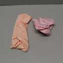 Reusable Shower Cap for Women, Large Waterproof Shower Essentials Bonnet Washable Elastic Band Bath Hair Wrap Hat for Long Hair, Braids(Pink & Beige)