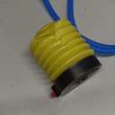 kisnbld Half Balance Ball Trainer, Inflatable 19/23 Inch Half Exercise Ball with Resistance Bands and Pilates Ball, Non-Slip 660lbs Capacity Yoga Ball for Home Gym Full Body Workouts (Blue)