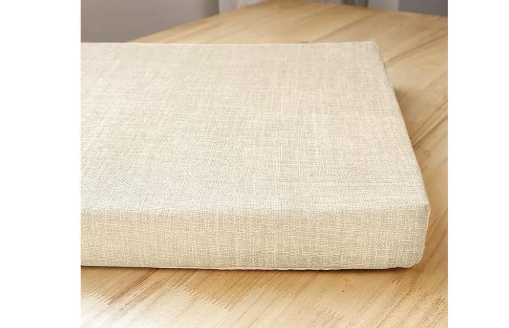 Custom Bench Cushion for Indoor/Outdoor Furniture,Soft and Comfortable with Zipper Porch Swing Cushions,Non-Slip Durable Foam Bench Cushion Washable Garden Chair Cushion
