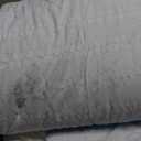 Boho Comforter Set Queen Size Striped Pleats Bohemian Seersucker Bedding Set All Season Soft Cozy 3 Pieces Quilt with 2 Pillowcases(90"X90" Light Blue)