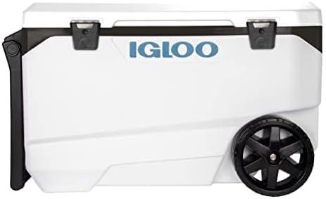 Igloo Coolers Marine Series, Insulated Portable Hard Side Cooler Ice Chest, Great for Fishing, Camping, Boating, & More (90 QT)