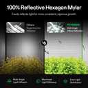 VIVOSUN S448 4x4 Grow Tent 48"x48"x80" Mylar Tent for Indoor Plants