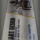 JayRex Countertop Organizer Organization, 3 Tier Moveable Corner Shelf Organizer for Kitchen, Bathroom, Spice Rack, Coffee Area, Over Sink, Dresser Table (Rustic Brown)