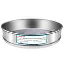 304 Stainless Steel Lab Sieve Screen Mesh, 200 Mesh (0.075mm) Aperture Test Sieve, 12Inch(30cm) Diameter Economy Standard Analysis Sample Test Sieves for Industrial Laboratory Homes