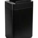 ELPHECO Bathroom Trash Can with Lid 2.6 Gallon Smart Trash Can Slim Motion Sensor Garbage Can Automatic Stainless Steel Wastebasket Bathroom Decor for Bedroom Office Toilet Black