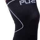 Compression Knee Support Sleeve  Relieve Knee Pain, Recovery Sleeve for Men and Women  Great for Running, Weight Lifting, Sports (Large, Black)