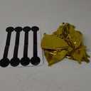 Decorations Ballons Gold And Black Stickers