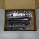 Ravinte Black Cabinet Handles 15 Pack 4-1/2 inch Matte Black Square Cabinet Pulls Kitchen Hardware 7 inch Overall Length Kitchen Drawer Pulls