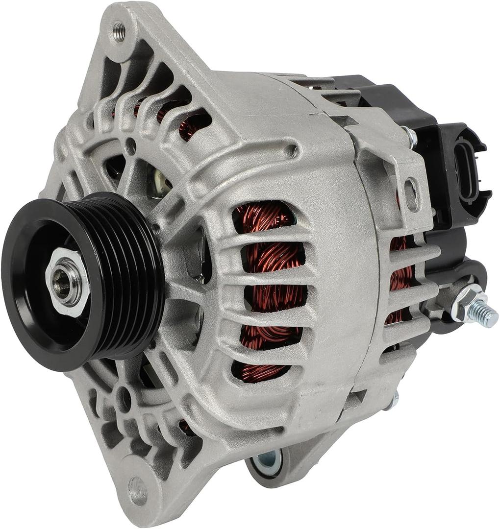 OCPTY Alternator for Kia for Rio 2012-2017 1.6L 12V 110Amp S6 Pulley Class Automotive Alternator Replacement 11642 11642N 37300-2B600