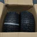 MARASTAR 21436-2PK 15x6.00-6" Front Tire Assembly Replacement for Husqvarna Riding Mowers