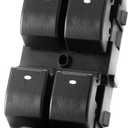 Chevy Impala Power Window Switch Driver Side, Master Window Switch Assembly - Replace 10340140 DS2122 1S12188 D1921E (1-Auto)