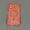 SPIDERCASE Magnetic for iPhone 13 Pro Max Case, Translucent Matte Case with 2PCS Tempered Glass Screen Protector Anti-Scratch Anti-Fingeprint Slim Phone Case for iPhone 13 Pro Max 6.7''Orange