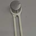 Joseph Joseph Helix Potato Ricer Masher Ergonomic Twist-Action Hand Manual Stainless Steel For Mashed Potato, Vegetable Purees, Stainless Steel, White