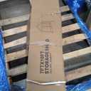 Garvee 7x10 Ft Portable Outdoor Carport Storage Shelter with Roll Up Zipper Doors, Heavy Duty/Waterproof/Anti-UV Garage Tent for Motorcycle Bike Garden Tools, Grey