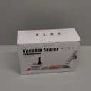 Vacuum Sealer for Food, Handheld Saver Compact Vacuum Sealer Machine with 30 Reusable Bags for 10X Preservation & Fresh (White)