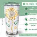 60th Birthday Gifts for Women Tumbler 20oz, Happy 60th Birthday Decorations, 60 Year Old Gifts for Women/Her/Mom/Grandma