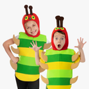 fun shack Caterpillar Costume Kids, World Book Day Costumes for Kids Caterpillar and Bug Costumes for Boys and Girls, Large