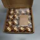 Yaomiao 16 Pcs Thanksgiving Table Decor Pumpkin Place Card Holders Mini Name Number Holders for Thanksgiving Table Setting Fall Autumn Party Photo Picture Wedding Decor(Gold)