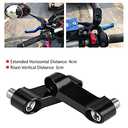 Watris Veiyi Motorcycle Mirror Extenders - Aluminum Alloy Adapter for Rearview Mirrors with M10 or M8 Mounting Apertures