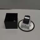 Kanayu Silver Recessed Floor Outlet, 3.98"x 3.66" x 3.15" 1-Gang, Receptacles Duplex with 4.8A USB Chargers 20A TR Device and Waterproof Adjustable Steel Box, Round Electrical Outlet Kit, Etl Listed