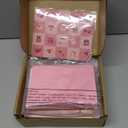 80 Set Valentine Cards with Envelopes Pink Religious Valentines Card Bulk Galentine's Day Gifts Vintage Heart Floral Greeting Exchange Card Bulk for Kids Adult Friends Classroom Gifts