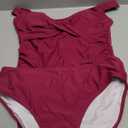 Tankini Swimsuits for Women Tummy Control Two Piece Bathing Suit High Waisted Wrap Swim Suit with Bottom Swimwear Size XL