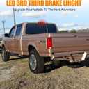 Third 3rd Brake Light LED for 1992-1997 Ford F150 F250 F350 Bronco, High Mount Rear Brake Lights Assembly, Waterproof Center Cab Lamp Stop Light